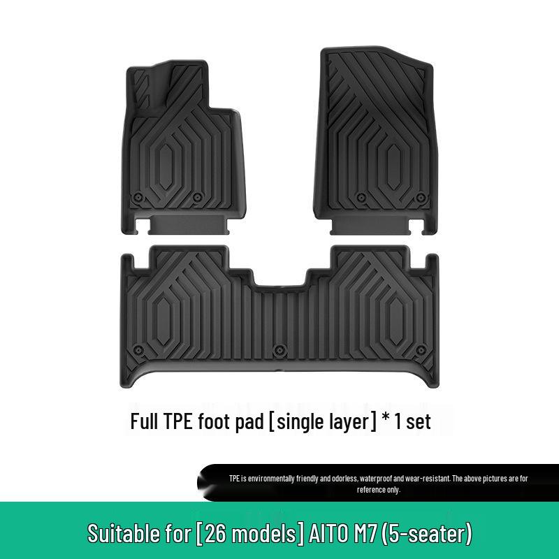 AITO M7 TPE Floor Mats 2022-2026: Eco-Friendly Car, Trunk, and Seat Backrest Mats