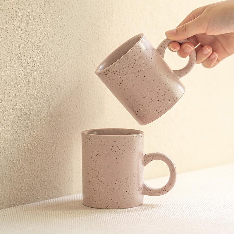 Ink Splashing Ceramic Mug Breakfast Cup Milk Cup Coffee Cup Household Feng Shui Cup Mouthwash Cup Teacup