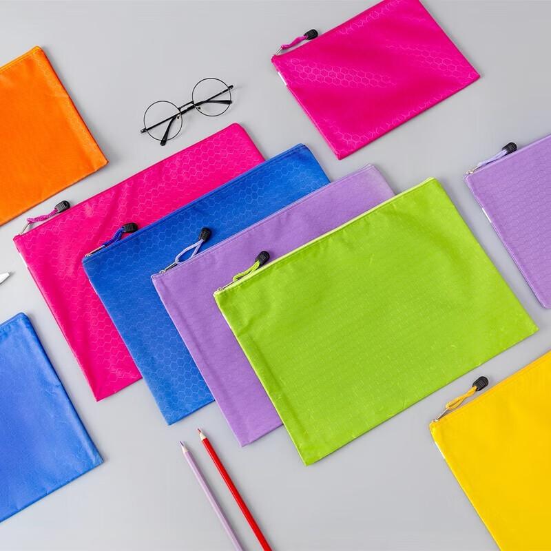 Waterproof Canvas Zipper File Bags