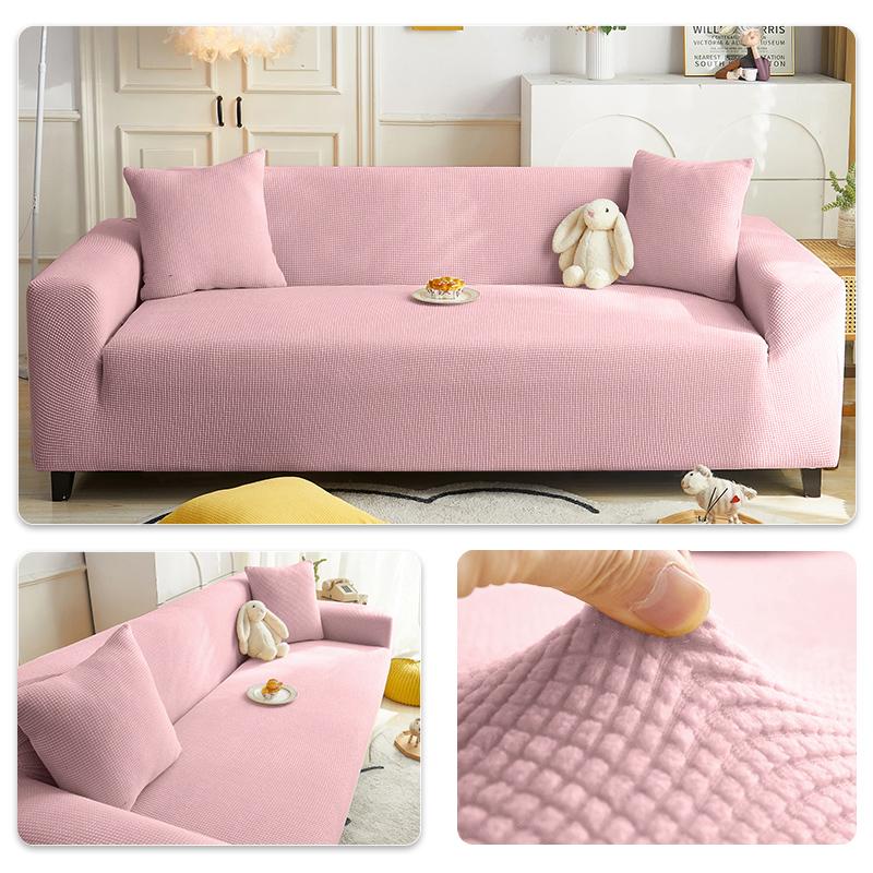 Elastic Adjustable Sofa Cover Non-slip Jacquard Armchair Sofa Pad L Shape Sofa Covers For Living Room 1/2/3/4/5 Seat Home Decor