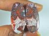 30Cts. AAA Crazy Lace Agate (13X29X02 mm each) Oval Cabochon Matched Pair SK-3060