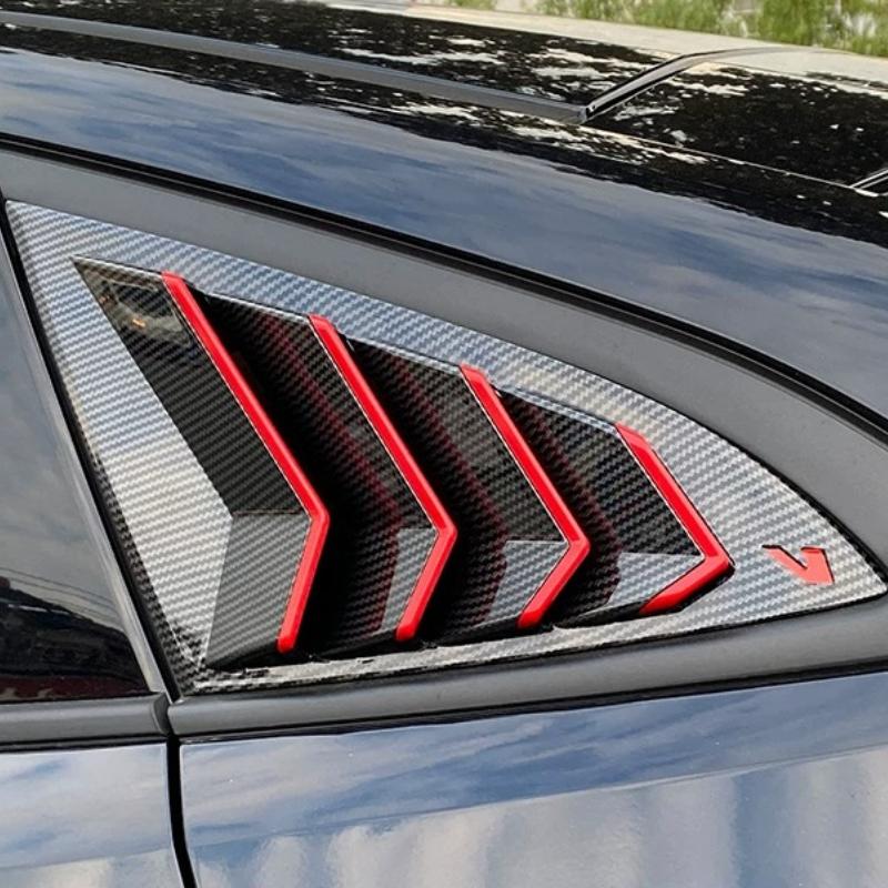 Rear Window Triangle Shutters Cover Trim for Changan UNI-V   2024 IDD Rear Side Louver Trim Exterior Styling Accessories