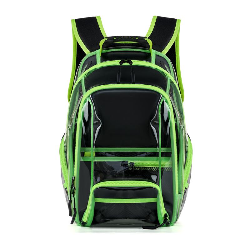 Large Capacity Transparent PVC Backpack for Students