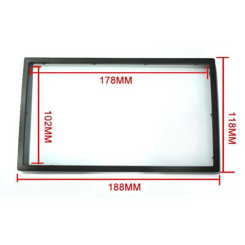 2 Din 100 MM/3.94 Inch Audio Frame Car Radio MP5 Player Installation Parts Auto Interior Audio Frame Replacement