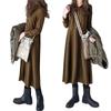 Long Maxi Loose Pleated Chiffon Long Sizes H.U.A Women's Dress, Fit, Dress, Sleeves, Fall/Winter, Spring/Summer, BN/L