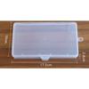 1Pcs Stationery Holder Stickers Office Plastic Storage Box Organizer Manual Account Container Tool Case Mini Transparent Box