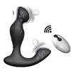 10-frequency Remote Control Dual-vibrating Prostate Massager Sex Toys for Couples Soft Silicone Anal Plug Masturbator