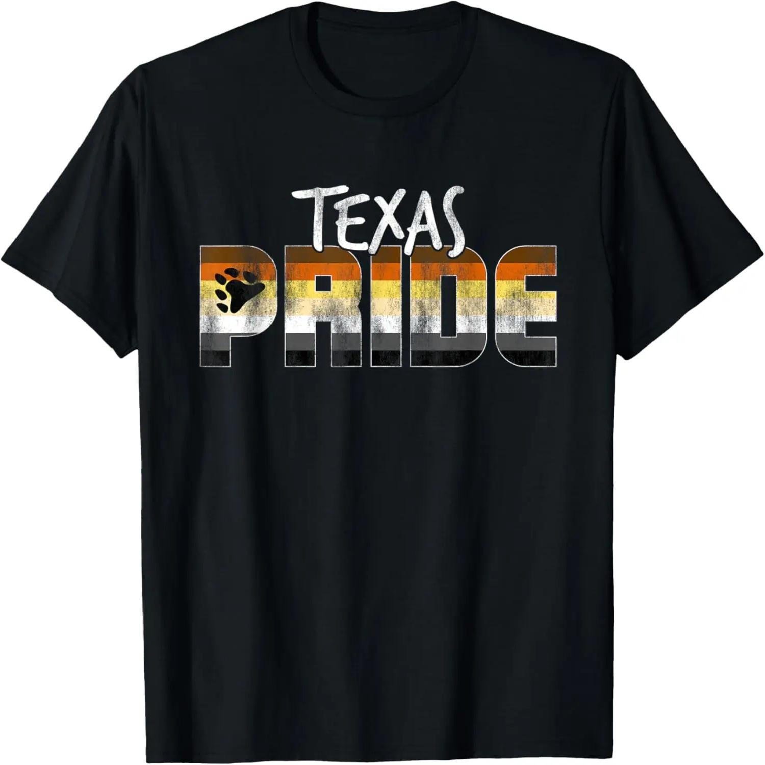 

Texas Pride Gay Bear Flag T-Shirt XXXXXL чорний