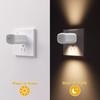 Auto Light Sensor Plug-In Wall Lamp Energy Efficient Sensor Night Light  Bedroom Night Lighting