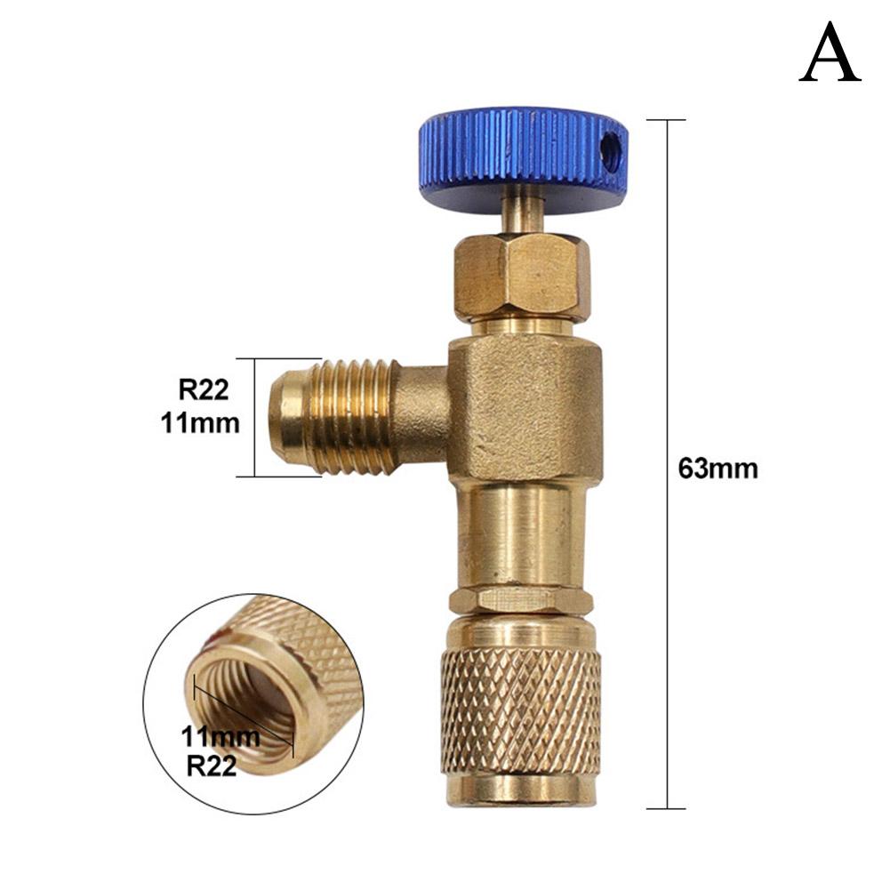 

Жидкостный предохранительный клапан R410A R22 Аксессуары для хладагента кондиционера Воздушный автомобильный адаптер 1/4 Кондиционирование и фторид Repa P6U6