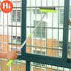Hi Scratch Glasfensterreiniger, Wischer, verstellbarer langer Griff, Reinigungsbürste, Badezimmer-Anti-Rutsch-Reiniger