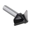 Slotting Cutter V-shaped Milling Cutter 90 Degree Round Bottom Easy Installation High Work Efficiency Non-slip Handle