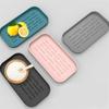 Flexible Silicone Tray Drain Tray Coasters For Bathroom Convenient And Accessible Easy To Clean Flexible Silicone Materia