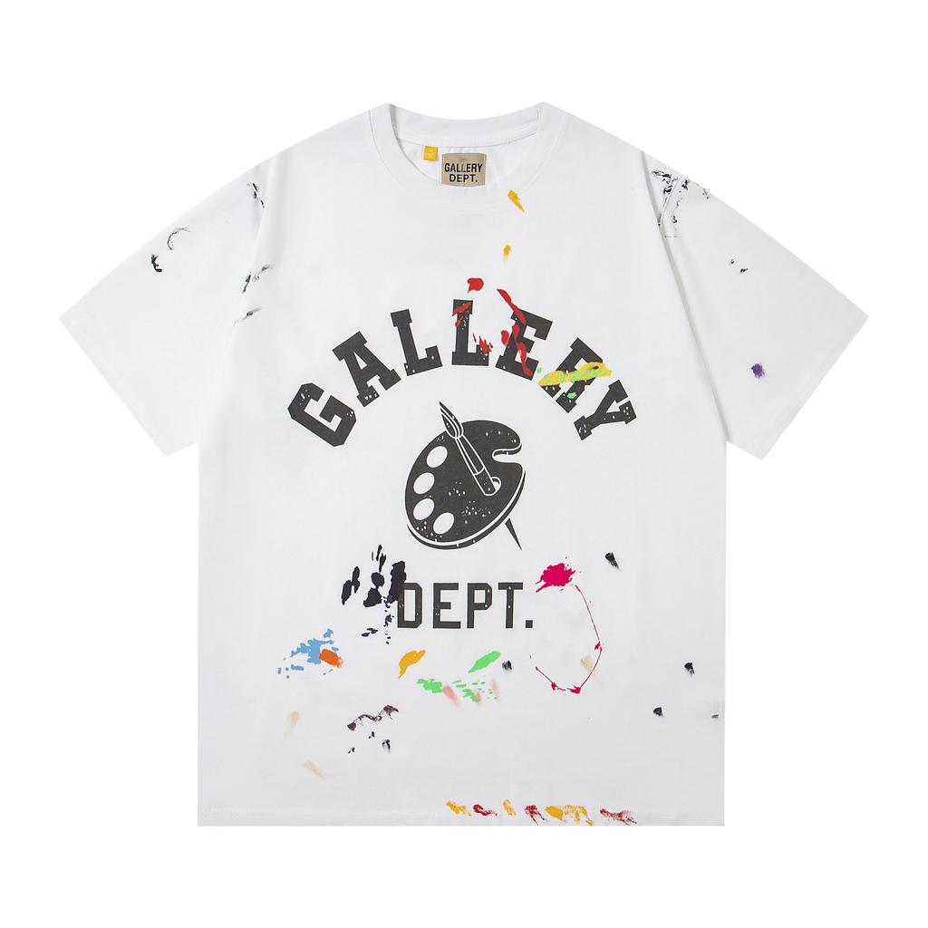 26SS Foreign Trade Gallery Dept T-Shirt Collection Gallery Casual Short Sleeve Men's and Women's Same Style Factory Spot Straight Hair