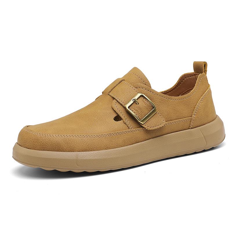 2025 Men's Lightweight Breathable Odor-Resistant Casual Shoes with Soft Sole & Wear-Resistant Flat Bottom