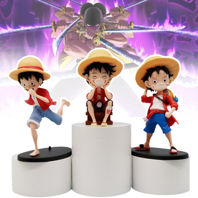 Delightful Childlike Luffy Statue From One Piece Collection For Anime Enthusiasts