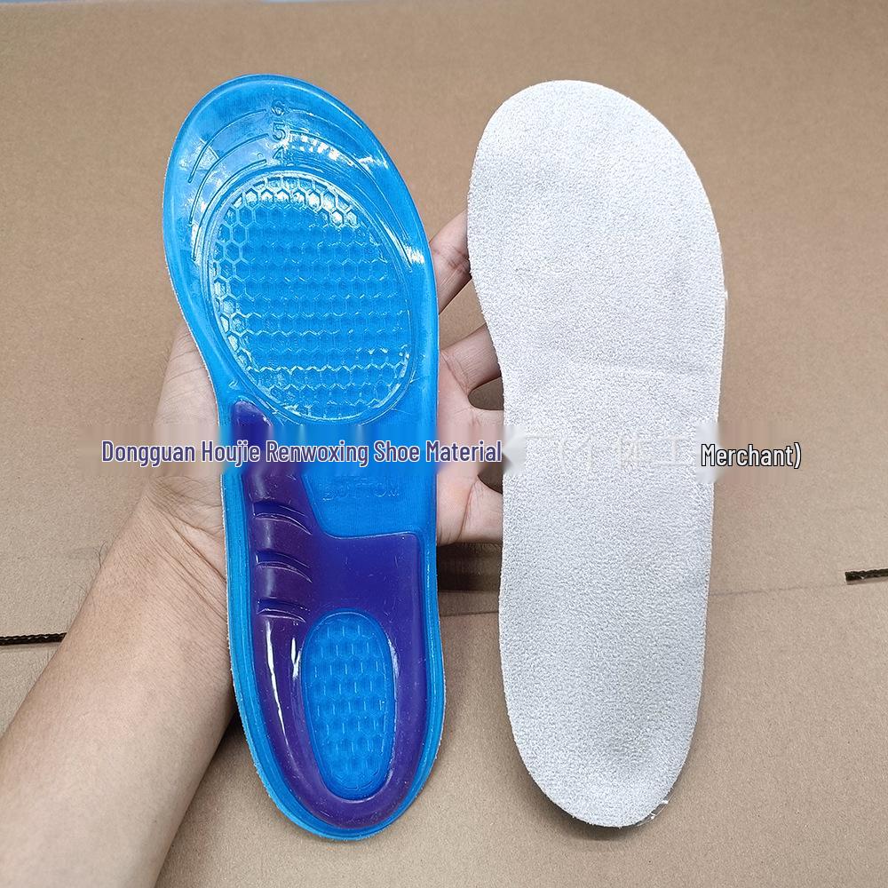 Hot-Selling Gel Insoles: Shock Absorption for Sports, Basketball, Football, Hiking, with Full Pad Massage and Sweat Absorption