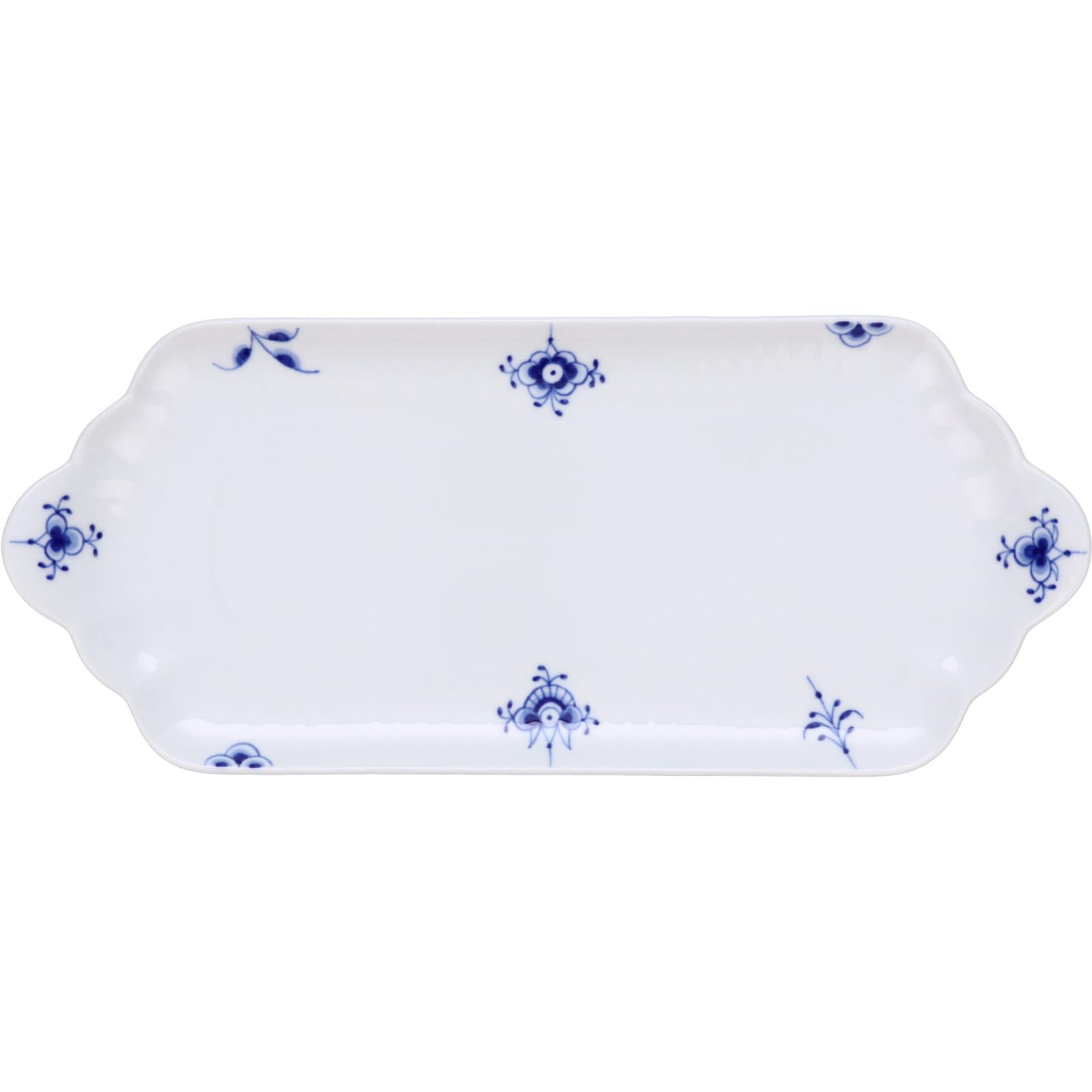 

[Официально импортировано] Поднос Royal Copenhagen Blue Palmette Blossom, 28,5 см, Свадебный подарок, Номер продукта 1025833