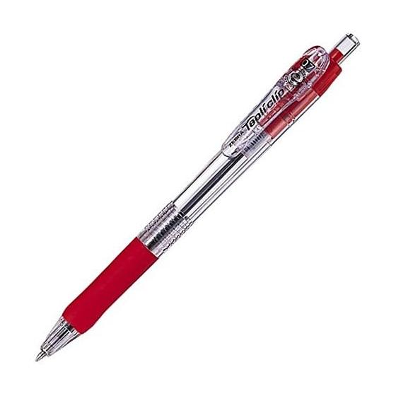 Шариковая ручка Zebra Tapuri Clip 0.7 Красная B-BN5-R