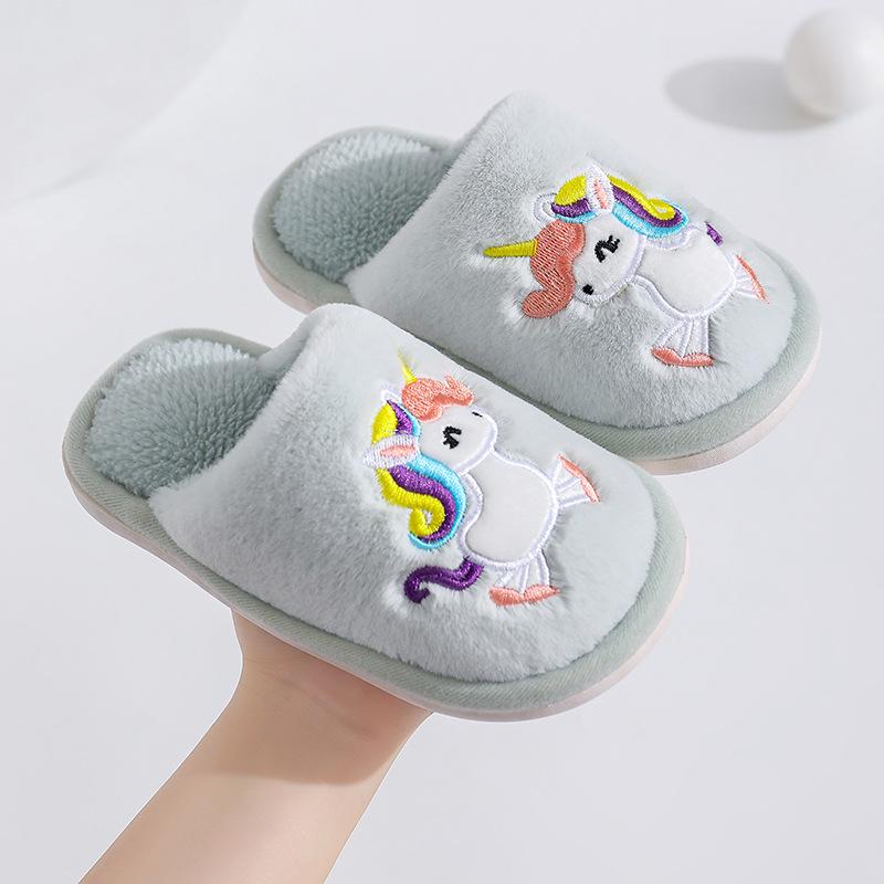 Cozy Kids' Non-Slip Indoor Mops – Soft Cotton Bottom for Parent-Child Use, Ideal for Autumn and Winter