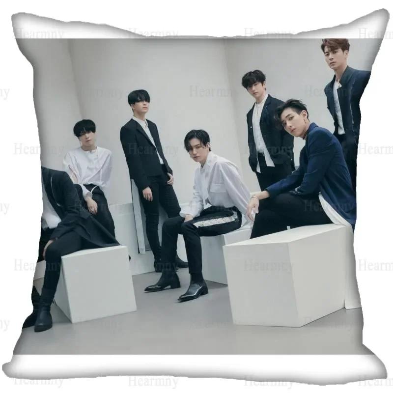 New KPOP GOT7 Pillow Case For Home Decorative Pillows Cover Invisible Zippered Throw PillowCases 45X45cm 0512