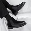 Genuine Leather Men's Boots Winter British Style Mens Chelsea Boots Comfortable Wear-resistant Warm Male Boots Botas Para Hombre