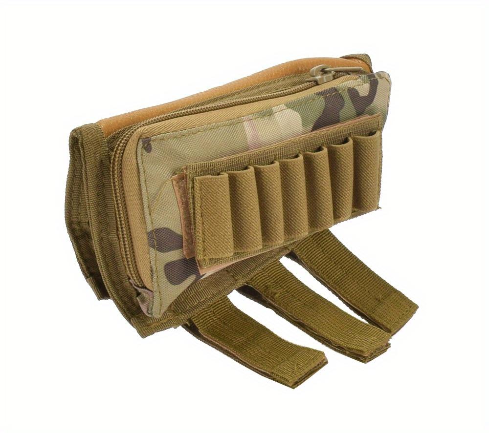 1 Stück Taktische Multifunktionale Jagd Reißverschluss Gewehr Schafttasche Wangenauflage Polster Patronen Magazin Munition Beutel Tasche Magazin Bandolier