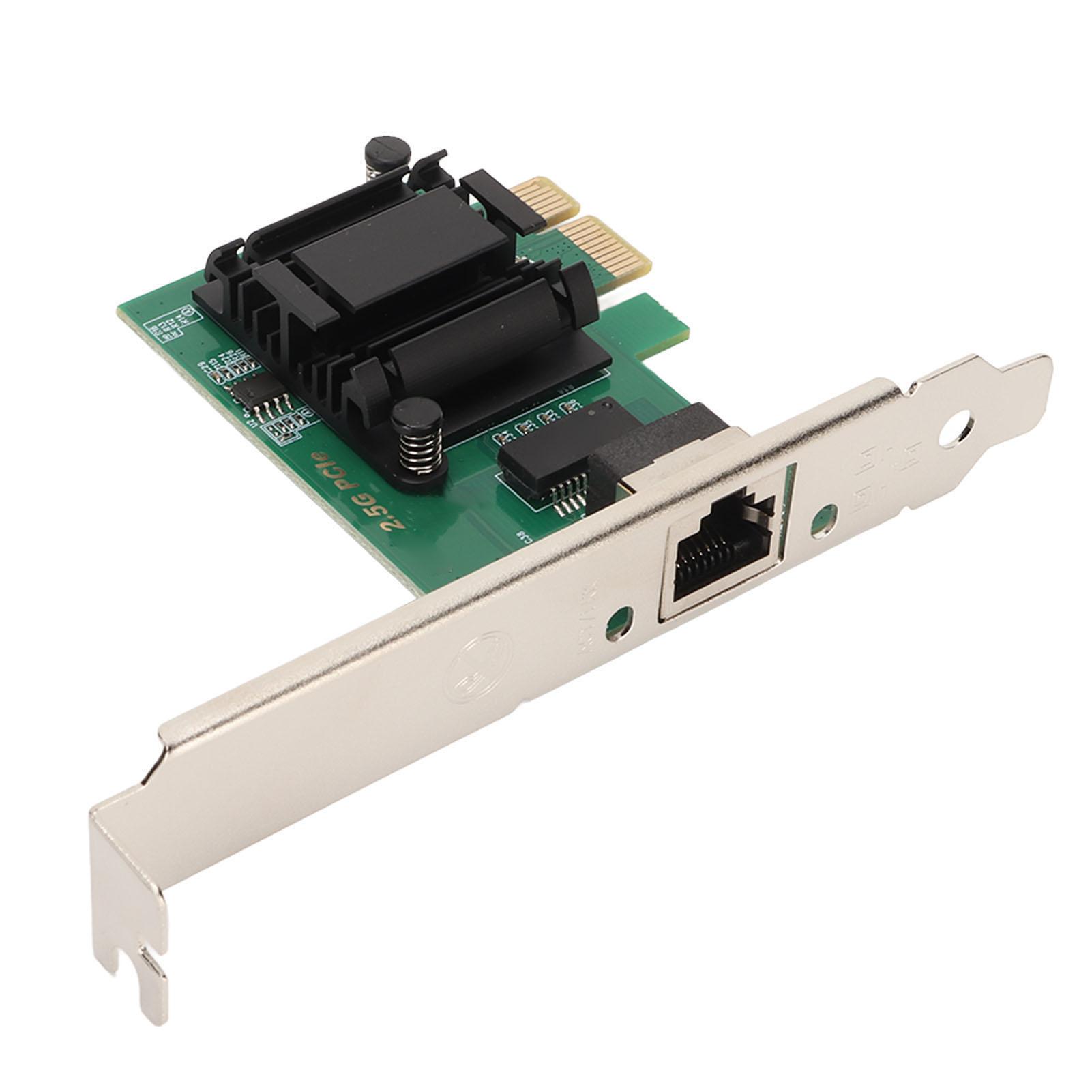 

Мережева карта PCIe 2.5GBase T RJ45 1G 100Mbps Високостабільна гігабітна Ethernet-карта для сервера Soft