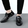 Hohle Herrenschuhe Sommer Herrenschuh Weiche Sohle Strandschuhe Leder Herren Business Lederschuhe Atmungsaktiv Tenis De Hombre