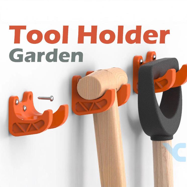 Home Garden Tool Hanger Multi-Functional Manual Trimming Tool Storage Rack Gardening Tool Organizer Special Bracket