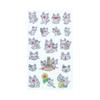 Sun-Star Stationery Nontan Goods Stickers, Plush Toy Style, Flocked Material, Orange S8820589