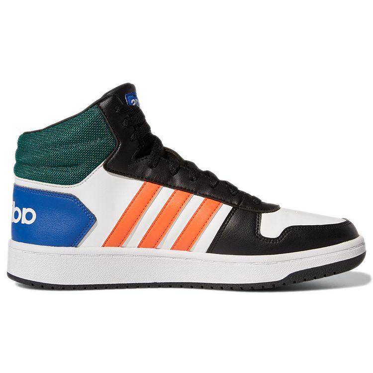 Adidas Pánské tenisky Hoops 2.0 Mid bílé vícebarevné GY5891