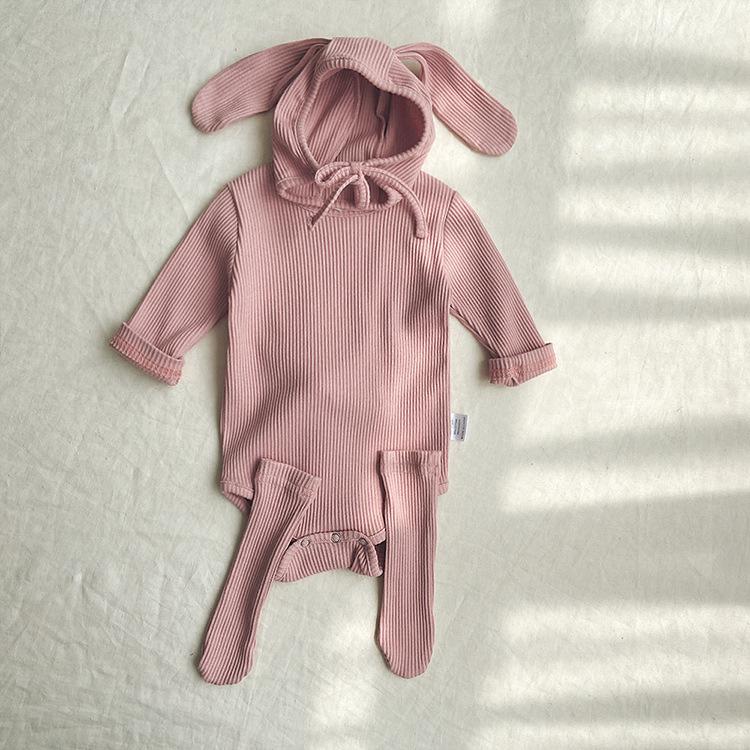 2024 Autumn Korean-Style Cotton Baby Romper Set: Long Sleeve Triangle Onesie for Toddlers