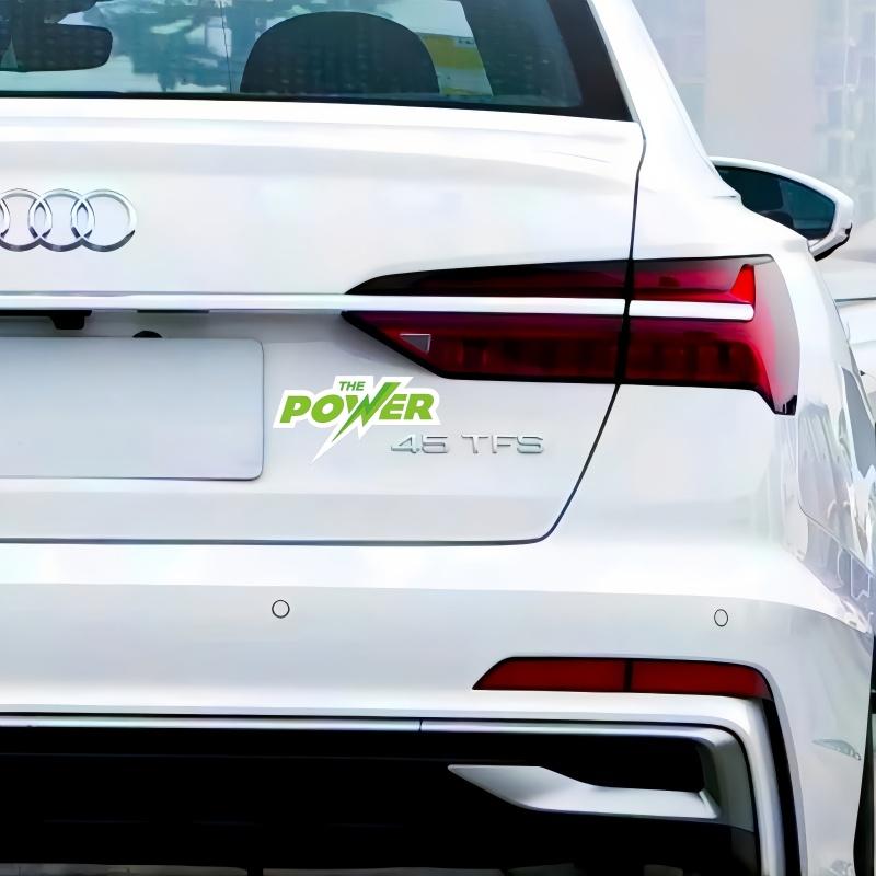 2 ability power style car stickers, suitable for all car decoration accessories