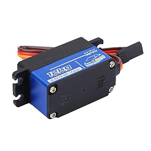 Honiwu Servo Motor, 12KG Drift Package, Servo Brake High Torque Servo Saver, 1:10 Scale Digital Servo Pack with Screws, Mini Servo, Energy-Saving, RC