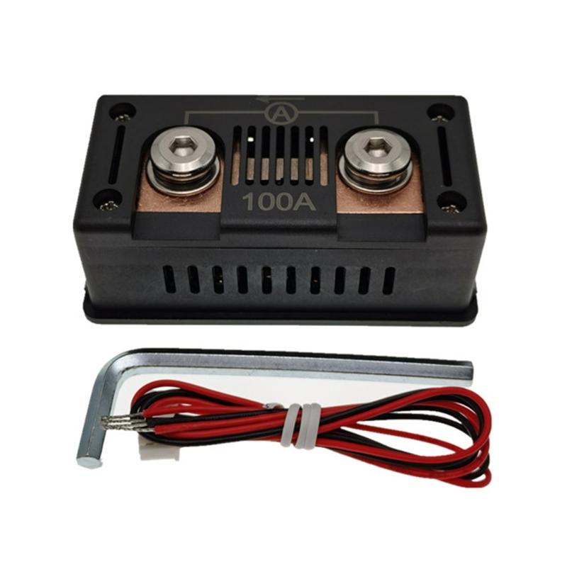 Newest 0-300V Shunt Bulit-In DC Digital Battery Tester Bidirectional Ammeter Voltmeter Power Energy Watt Meter