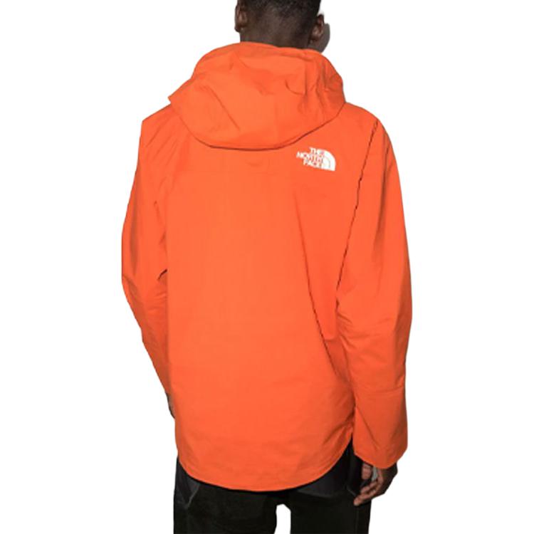 The North Face Jackets Men's Orange Hooded Moderate Straight Fit NF0A4ANI-EMJ