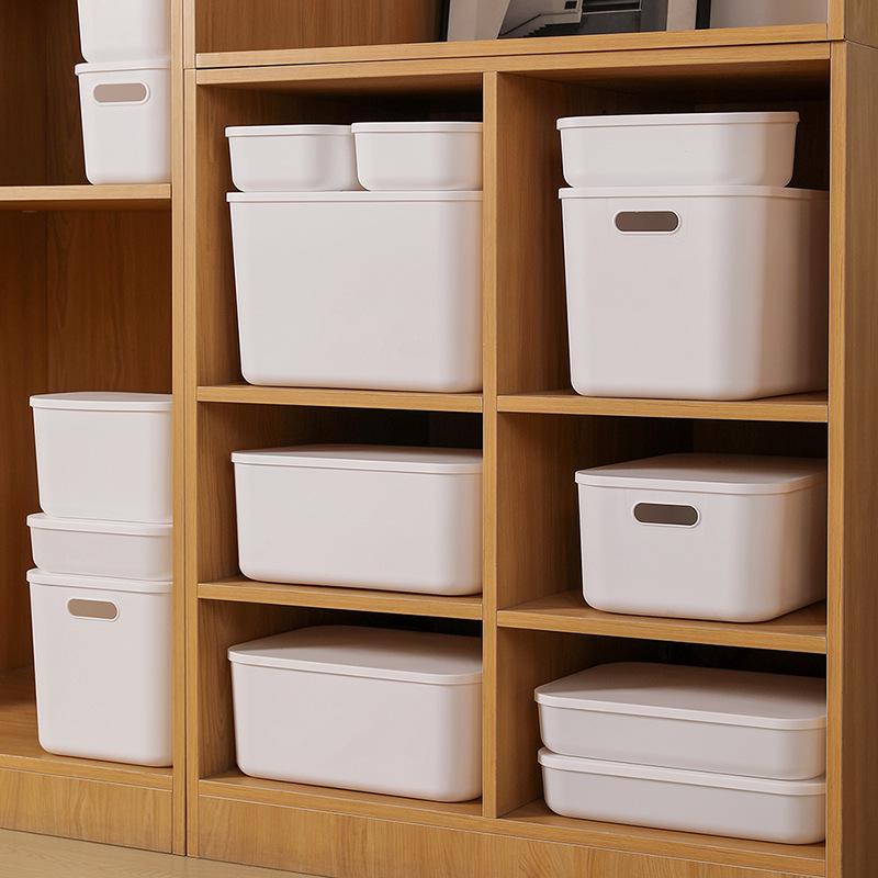 Japanese Style Household Storage Box for Cosmetics, Toys, Snacks, Wardrobe, and Desktop.