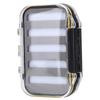 Double Side Fly Fishing Baits Box Plastic Foam Padded Lures Holder Case Waterproof Clear Lid Fly Lure Box Fishing Accessory