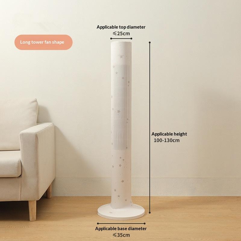 Universal Full-Coverage Dust Cover For Floor Tower Fan Protecting Circulating Electric Fan Gray Protective Sleeve Against Dust 830₽