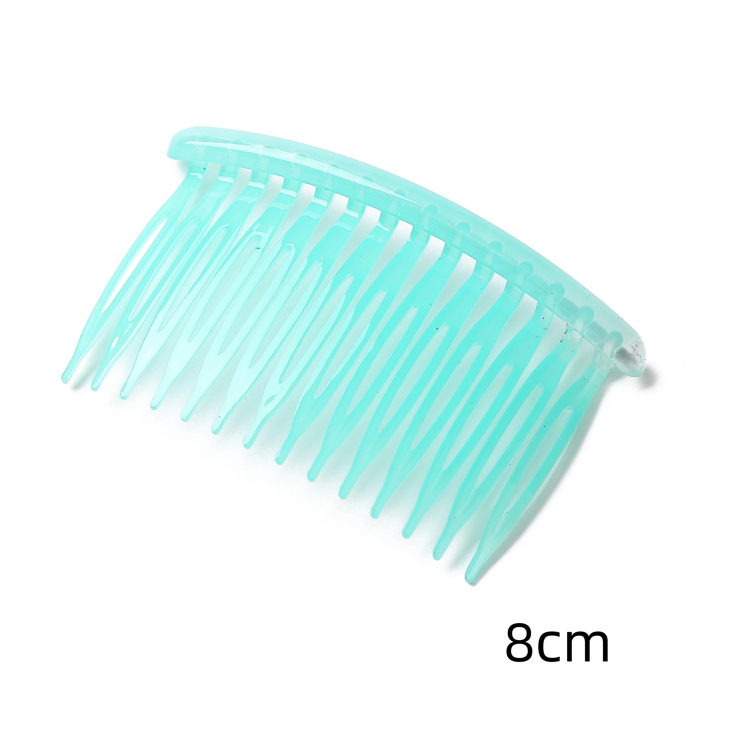 

8cm Leapord Hair Comb Small Hair Clips Headwear for Thin Hair Accessories for Women Fashion Plastic Hairpin 8cm Long