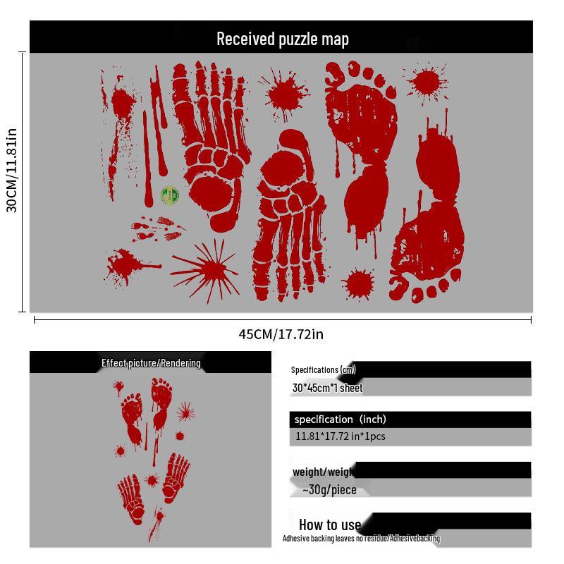 2025 Halloween Pumpkin & Witch Static Cling Wall & Window Stickers