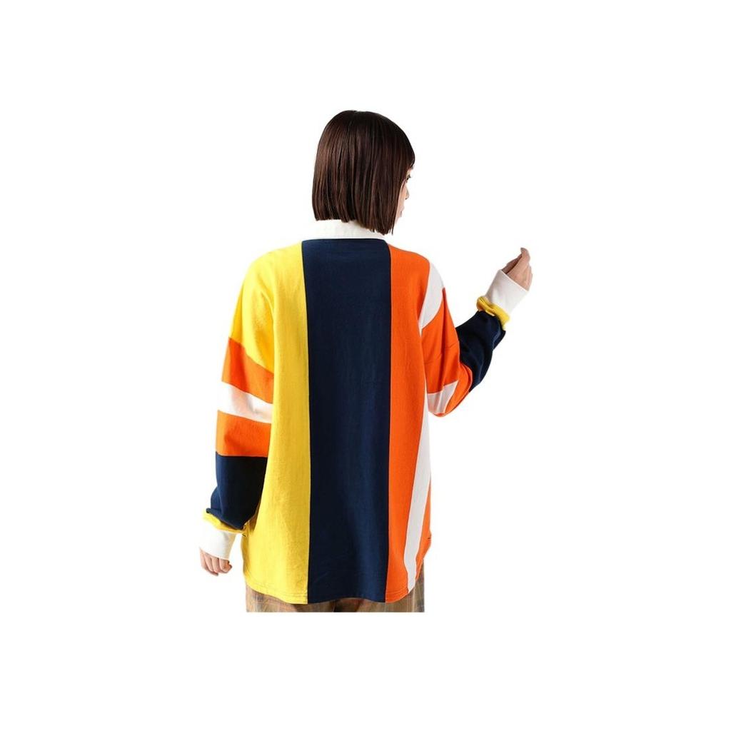 Timberland Tokyo Design Collective Embroidered Logo Breathable Comfortable Skin-Friendly Long Sleeve Polo Shirt Men Tops Lemon A64H7-733