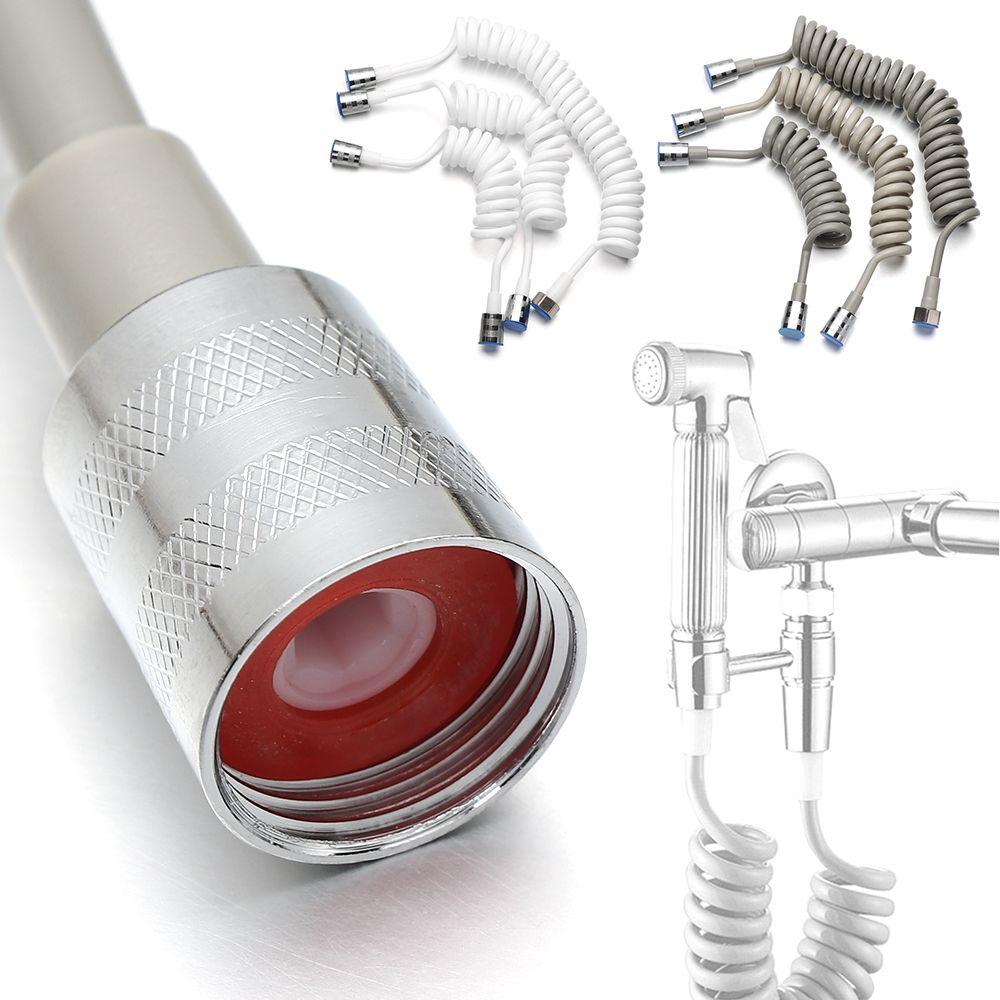 Bathroom Accessories Telephone Line Style Anti-wrap Water Plumbing Toilet Bidet Bath Sprayer Connect Pipe Spring Shower Hose