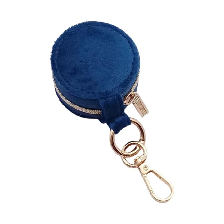 Multifunctional Flannel Small Keychain Organizers Pendant For Travel Jewelry Storage And Portable Accessory