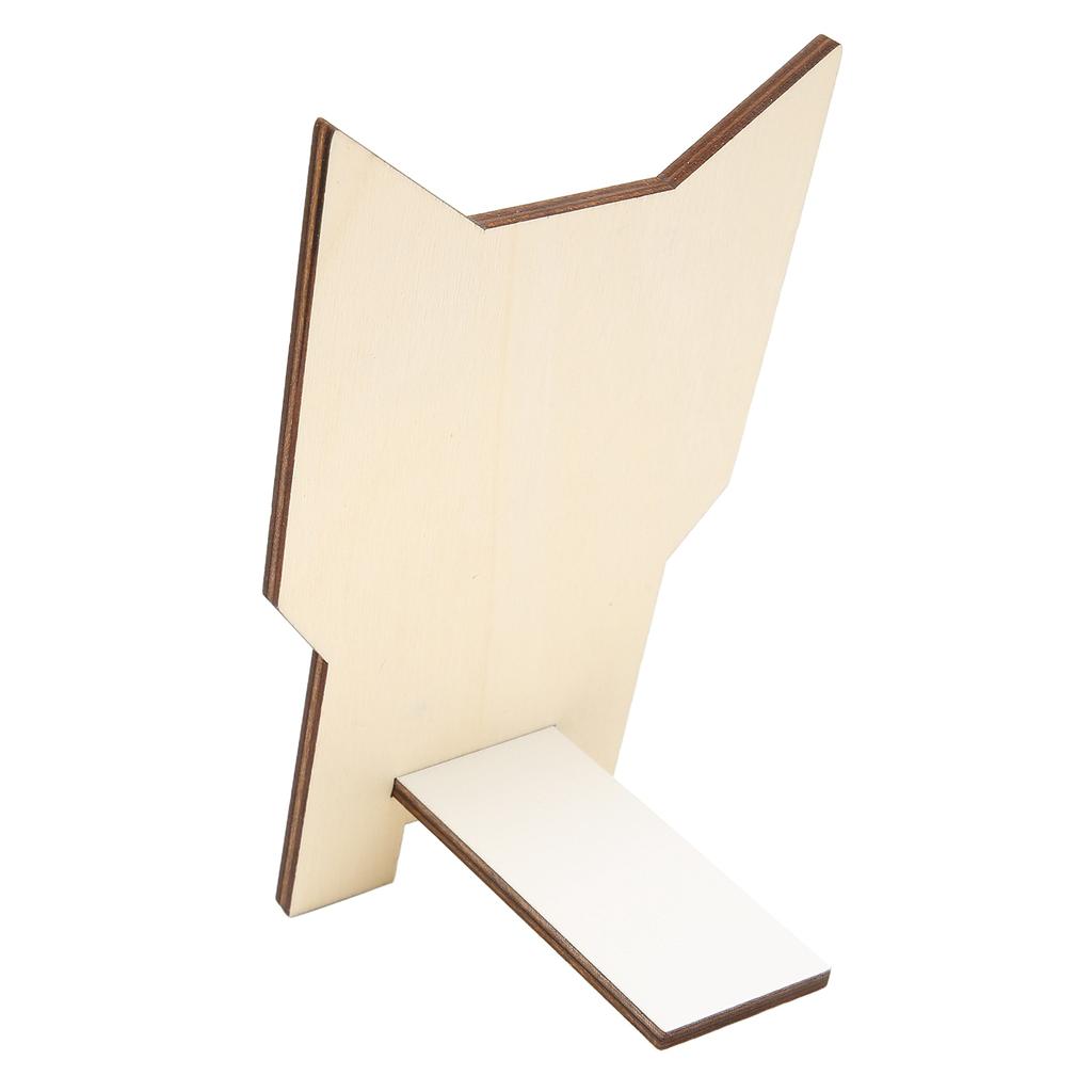 Wooden Eyeglasses Holder Cute Cat Appearance Light Spectacle Holder Stand for Storaging Glasses Rings Necklaces