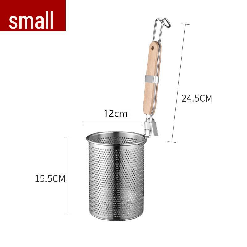 

Stainless Steel Thickened Soup and Noodle Strainer Basket
