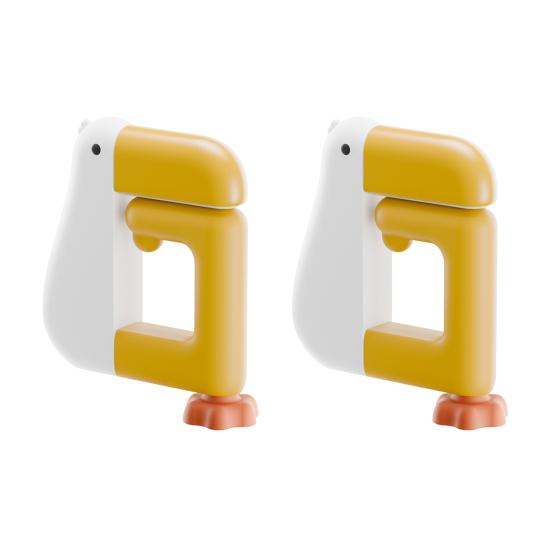 2/3Pcs Handbag Hook Strong Load-bearing Adjustable Design Easy to Install Duck Shape Portable Hook Table Hanger Bracket