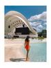 Solid Color Sexy Triangle Bikini - Two-Piece Backless Beach Swimwear