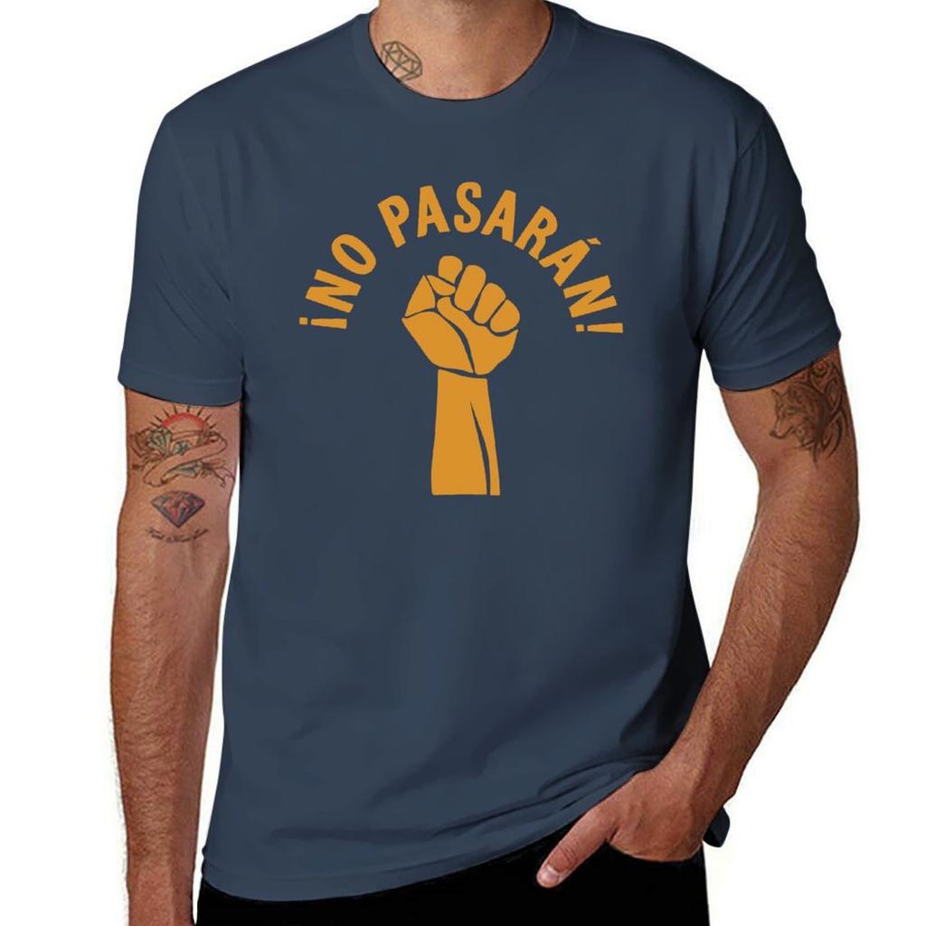 No Pasaran UK trička prázdná vintage topy pánské oblečení